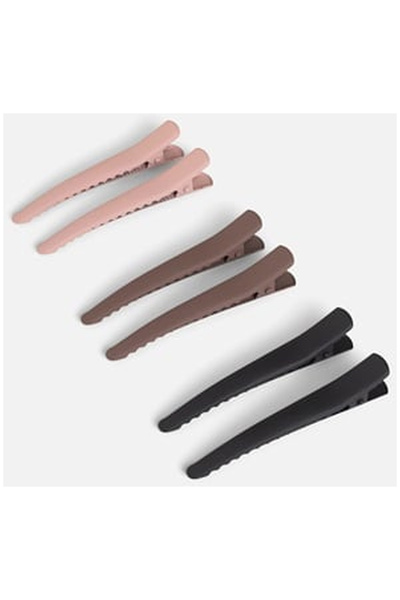 OEM Clame de Par Metalice Mate pentru Femei 8cm - 6buc