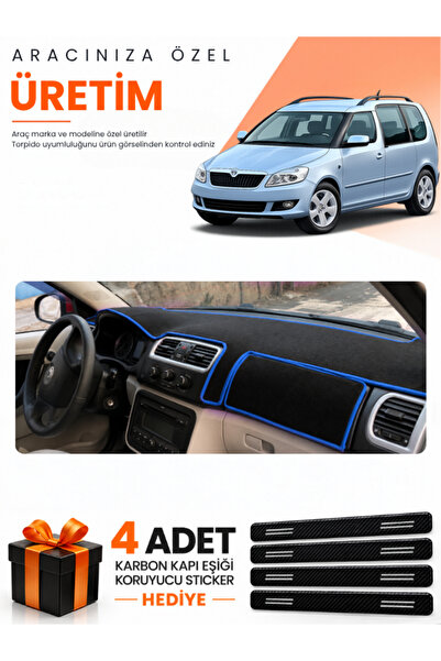 e-biz Skoda Roomstar (2006-2015) Compatible Dashboard Protection Cover Auto C...