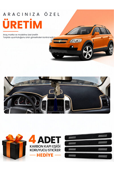 e-biz Chevrolet Capti̇va (2008-2011) Compatible Dashboard Protection Cover Au...