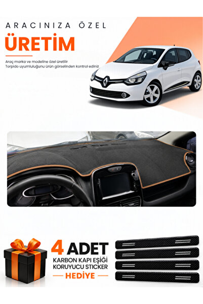 e-biz Renault Clio 4 (2012-2019) Compatible Dashboard Protection Cover Auto C...