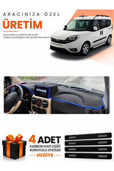 e-biz Fi̇at Doblo (2007-2015) Airbag Compatible Large Screen Compatible Torpe...