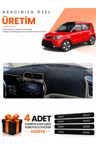 e-biz Kia Soul (2014-2019) Compatible Dashboard Protection Cover Auto Cover -...