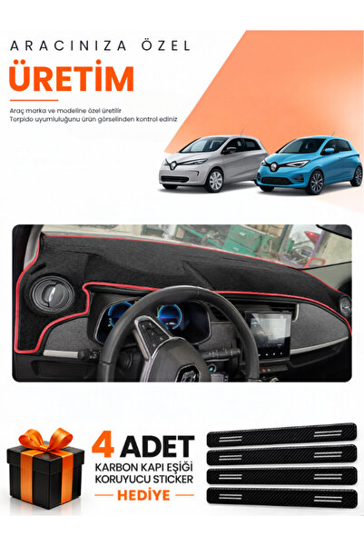 e-biz Renault Zoe (2012-2024) Compatible Dashboard Protection Cover Auto Cove...