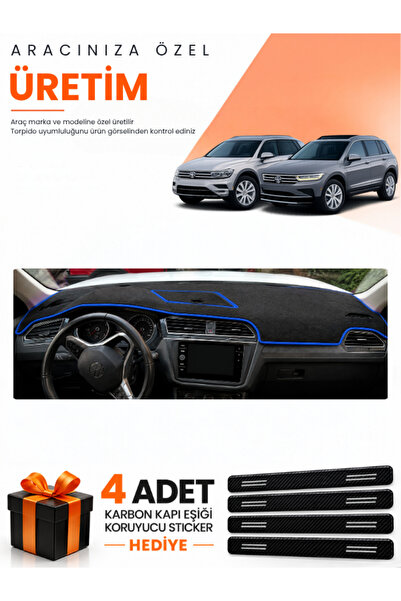 e-biz Volkswagen Tiguan (2016-2023) Compatible Dashboard Protection Cover Aut...