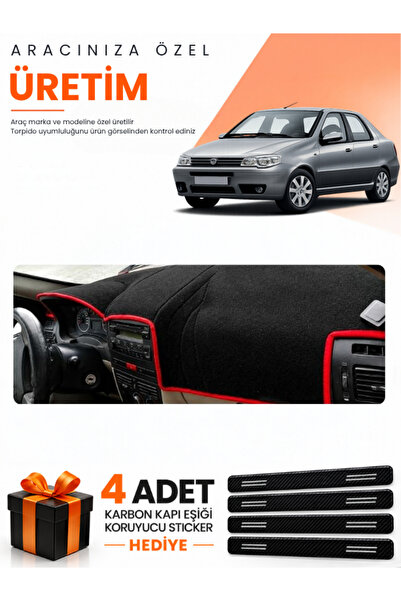 e-biz Fiat Albea (2005-2012) Compatible Dashboard Protection Cover Auto Cover...