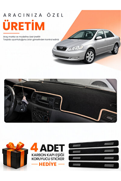 e-biz Toyota Corolla E130 (2000-2006) Compatible Dashboard Protection Cover A...