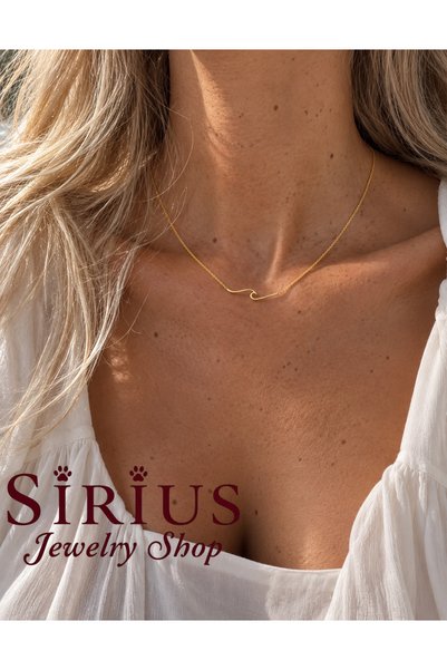 sirius jewelry 925 Gümüş | Dalga Kolye