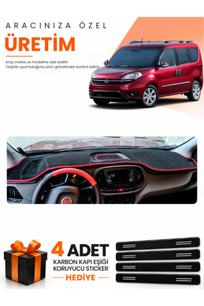 e-biz Fiat Doblo (2015-2023) Compatible Dashboard Protection Cover Auto Cover...