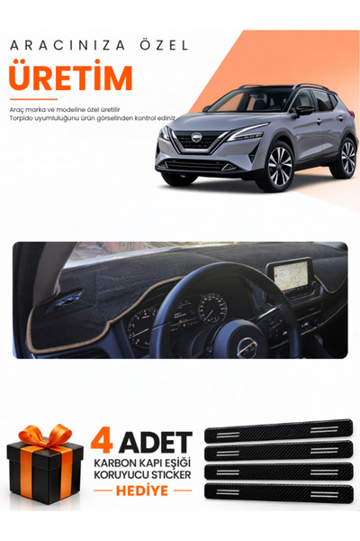 e-biz Nissan Qashqai (2021-2024) Compatible Glove Box Protection Cover Auto C...