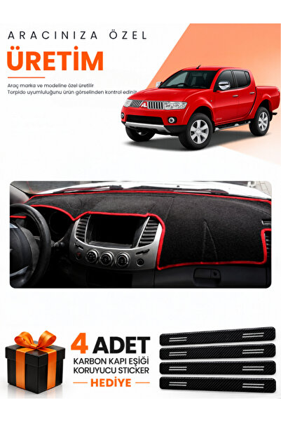 e-biz Mitsubishi L200 (2005-2015) Compatible Torpedo Protection Cover Auto Co...