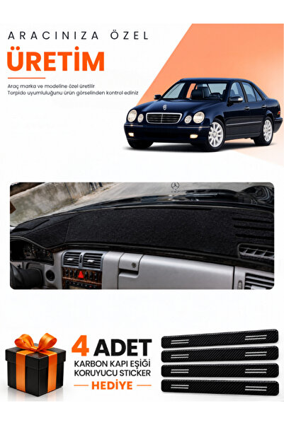 e-biz غطاء حماية توربيدو متوافق مع مرسيدس W210 E200 (1995-2002) - أسود - MB012