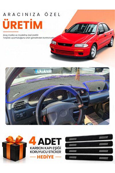 e-biz Mazda 323 Fami̇li̇a Covered (1994-1998) Compatible Dashboard Protection...
