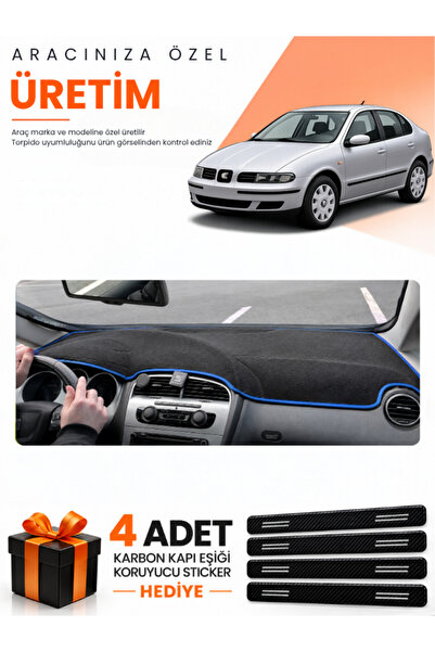 e-biz غطاء حماية توربيدو متوافق مع سيارة SEAT TOLEDO (2005-2013) - أسود-أزرق ...