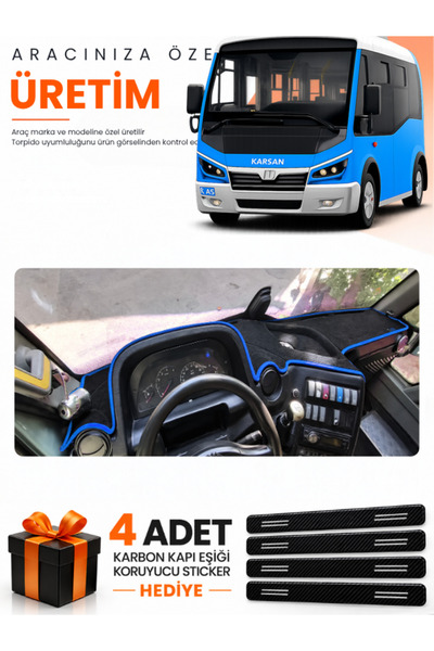 e-biz Karsan Jest (2013-2020) Compatible Torpedo Protection Cover Auto Cover ...