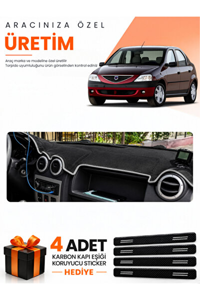 e-biz Daci̇a Logan 1 (2004-2008) Compatible Dashboard Protection Cover Auto C...