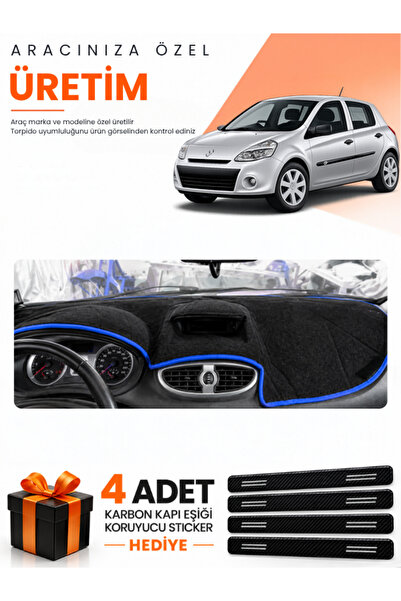 e-biz Renault Clio 3 (2005-2012) Compatible Dashboard Protection Cover Auto C...