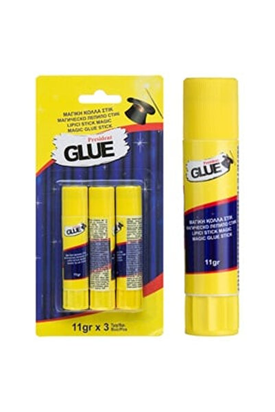 OEM Set Lipici Stick President Magic 11g - 3 bucăți