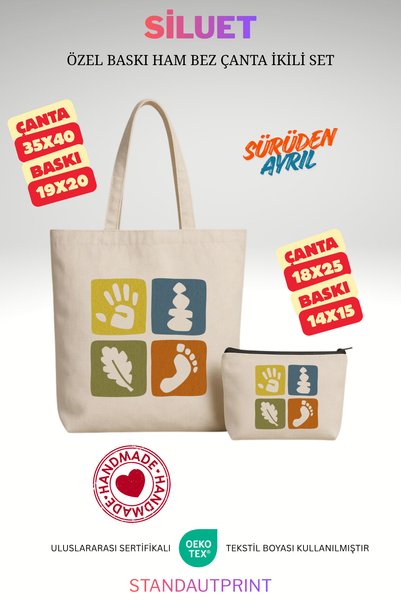 SİLUET Raw Cotton Bag