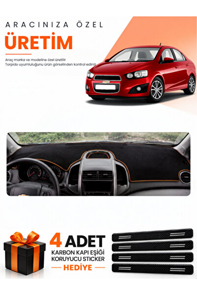 e-biz Chevrolet Aveo T300 (2011-2015) Compatible Dashboard Protection Cover A...
