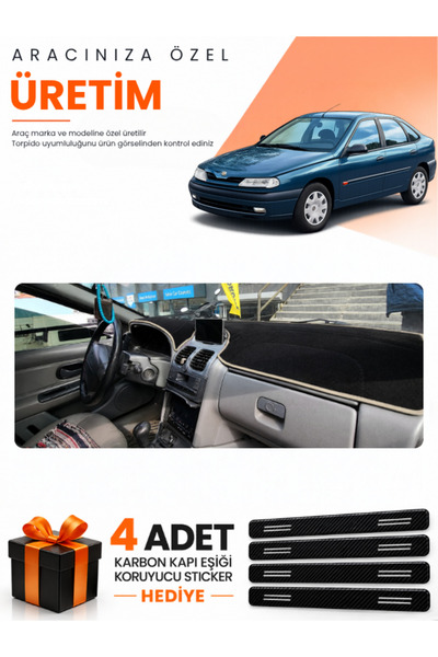 e-biz Renault Laguna 1 Airbagli (2000-2007) Compatible Torpedo Protection Cov...