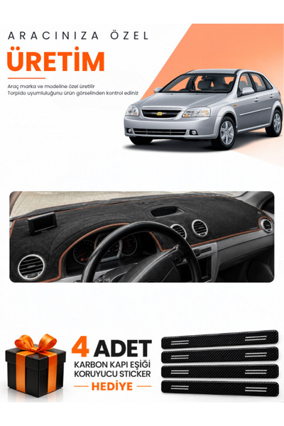 e-biz Chevrolet Lacetti̇ (2002-2009) Compatible Torpedo Protection Cover Auto...