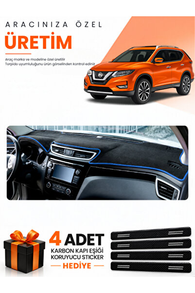e-biz Nissan X-Trail (2013-2020) Compatible Dashboard Protection Cover Auto C...