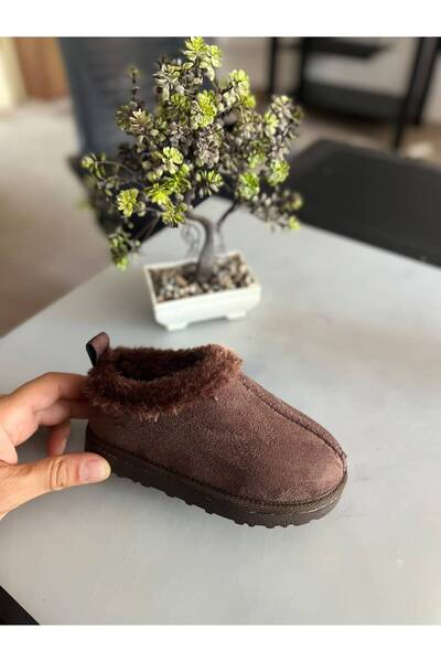 Genel Markalar BaBe by DT Unisex Çocuk Bilek Boy İçi ve Boynu Kürklü Bot