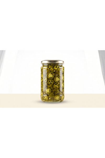 HAN Dilimli Jalapeno Biber Turşusu 1 Litre (1000 ml) - Çıtır ve Acı Meksika B...
