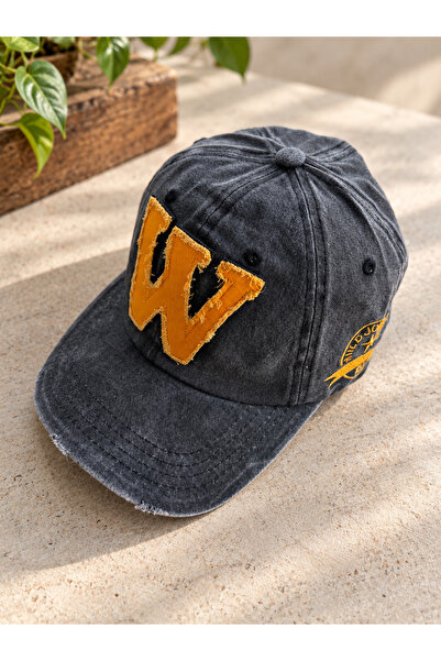 zadenza gold Imported distressed hat, washable hat w hat vintage hat