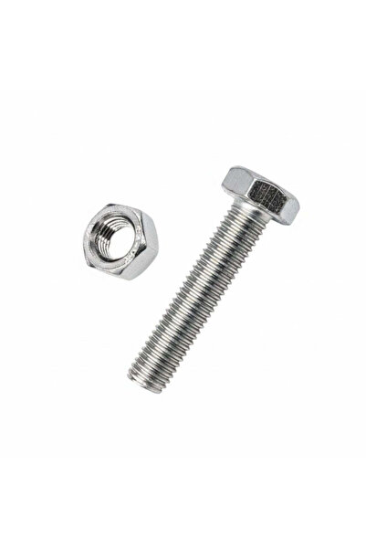 Tradesor Εξάγωνη βίδα με παξιμάδι - M6×20mm+M6 - Σετ 12 πακέτα των 9 ζευγαριώ...