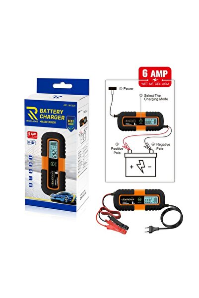 OEM RCHANG ΦΟΡΤΙΣΤΗΣ ΜΠΑΤΑΡΙΑΣ ΑΥΤΟΚΙΝΗΤΟΥ 6AMP 6-12V W17926