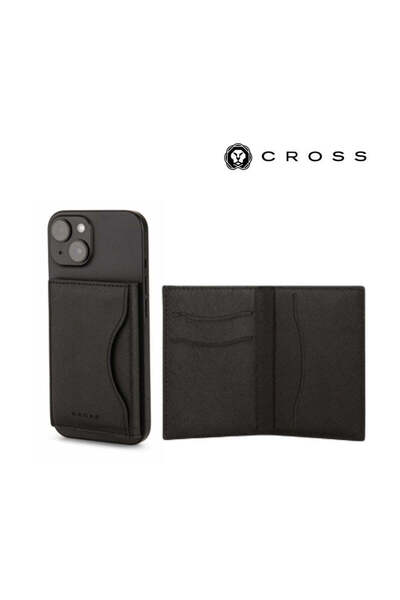 MAXPRINT Magnetic Bifold 4CC Slim Card Holder, Black