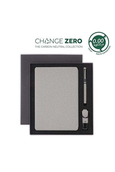 MAXPRINT Lenzen - Sustainable Gift Set with Refillable Notebook, Pen & USB Ke...