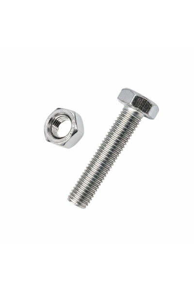 Tradesor Εξάγωνη βίδα με παξιμάδι - M4x16mm+M4 - Σετ 12 πακέτα των 19 ζευγαρι...