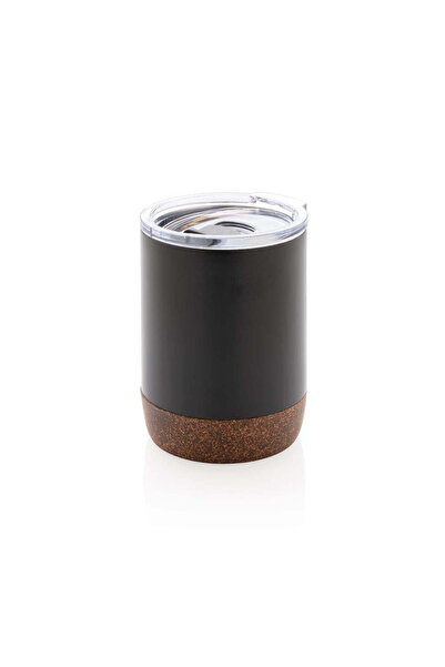 MAXPRINT Gouda - Vacuum Mug With Cork Base - Black