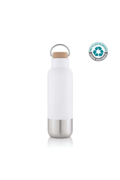 MAXPRINT Aversa - RCS Recycled Stainless Steel Insulated Water Bottle - White