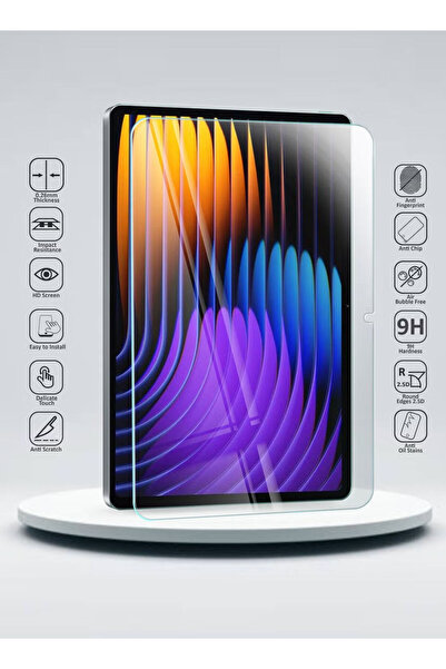 Wtech Screen protector for xiaomi pad 7 / pad 7 pro inch 2024 premium series curved edges full cover tempered glass - clear