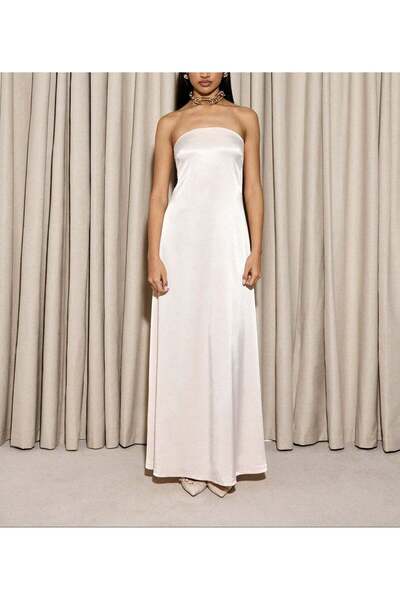 Sheya Rochie maxi, crem