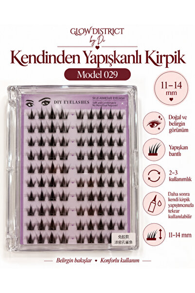 Kendinden Yapışkanlı Kirpik