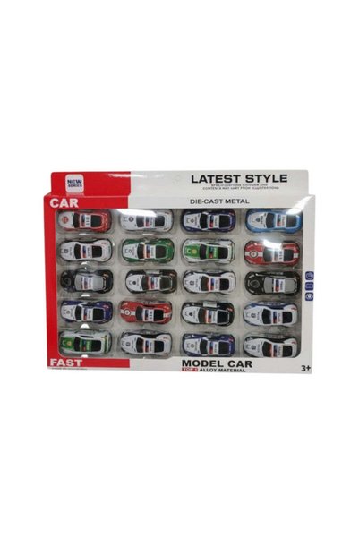 Tradesor Σετ μεταλλικά αυτοκινητάκια - 20pcs - A20-3 - 233273
