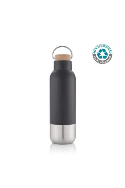 MAXPRINT Aversa - RCS Recycled Stainless Steel Insulated Water Bottle - Black