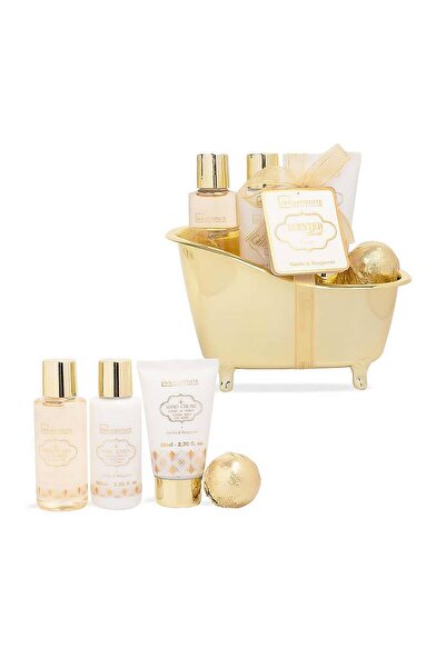 Idc Αρωματικό Σετ Μπάνιου  "Gold Bath Tube " Βανίλια & Σανδαλόξυλο - Σετ Μπάν...