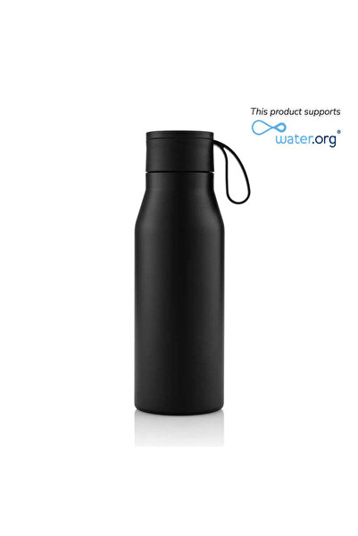 MAXPRINT R-Nebra - Recycled Stainless Steel Vacuum Bottle - Black