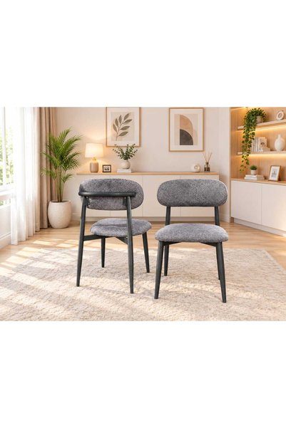 Genel Markalar Bohem Metal Mutfak Sandalyesi, Yemek, Bahçe, Kafe, Modern Polo...