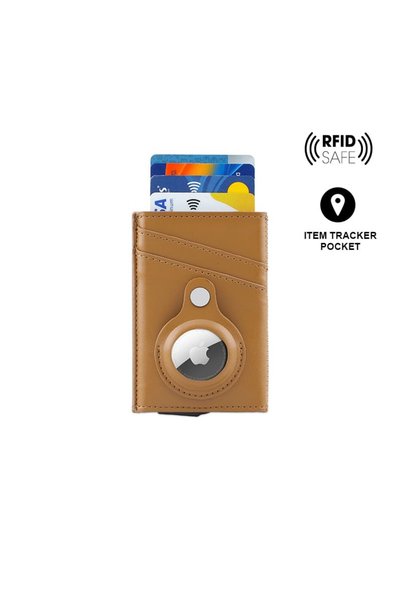 MAXPRINT Tromsi - PU Card Holder with Tag pocket - Tan