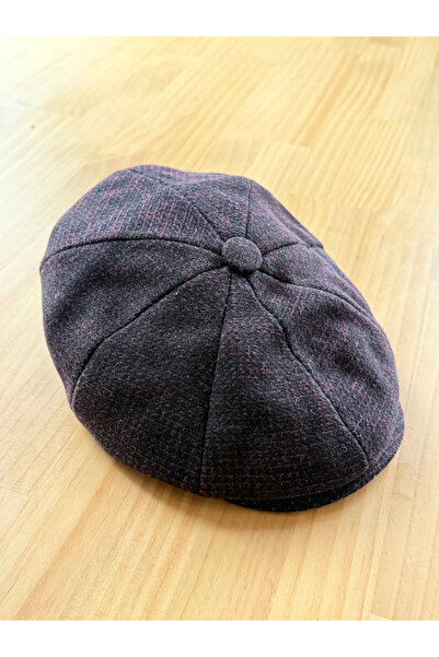 Aida Jewelss Modern cap draped winter hat peaky blinders hat