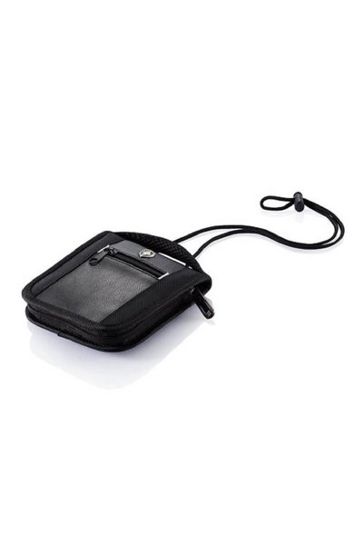 MAXPRINT Alpine Zippered Travel Wallet, Black