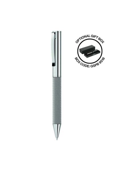 MAXPRINT Mesh Premium Metal Ballpoint Pen - Silver