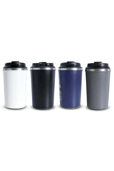 MAXPRINT Suction Mug - 350ml Double Wall Leak-Proof Mug, Blue