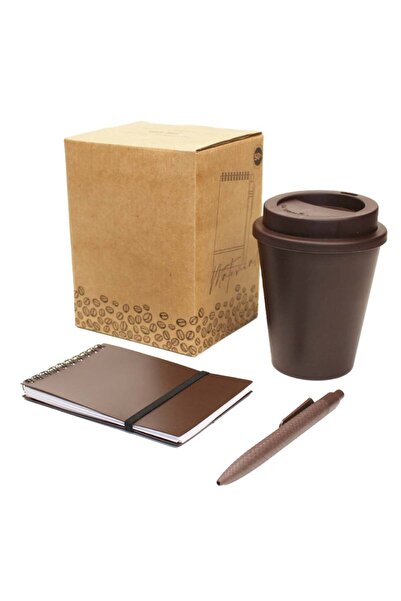 MAXPRINT Coffee Gift Sets with Cup, Notepad, and Pen, Cup+Notepad